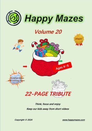 cover image of christmas mazes