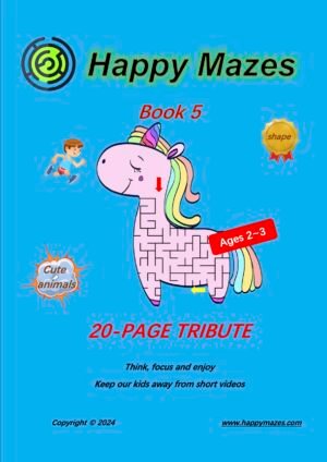 colorful-cute-animal-shape-mazes