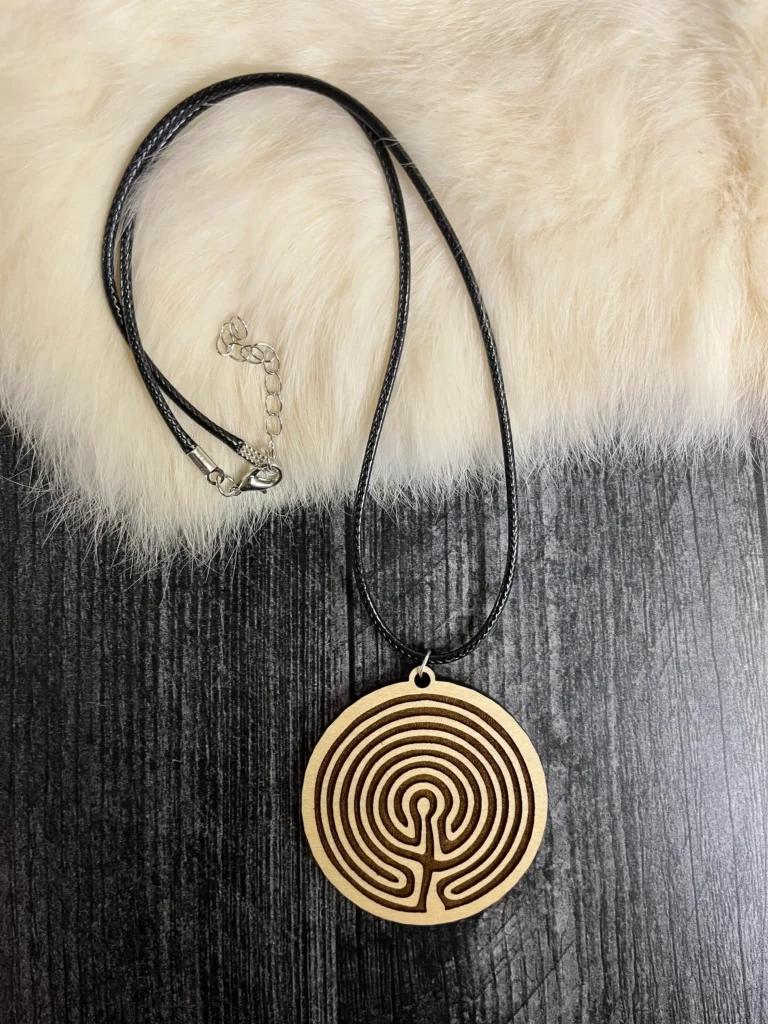 Viking labyrinth amulet